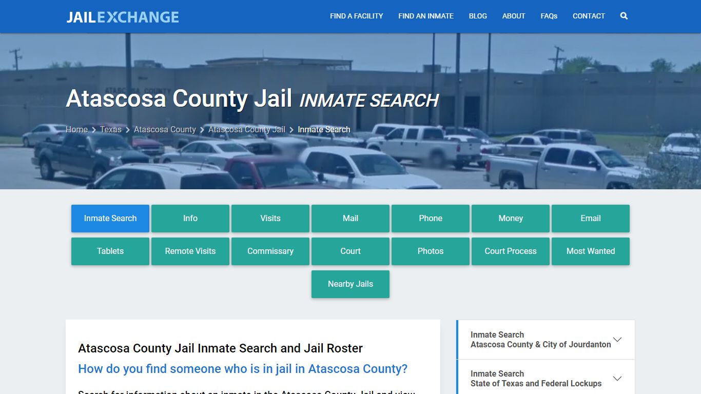Atascosa County Jail Inmate Search - Jail Exchange